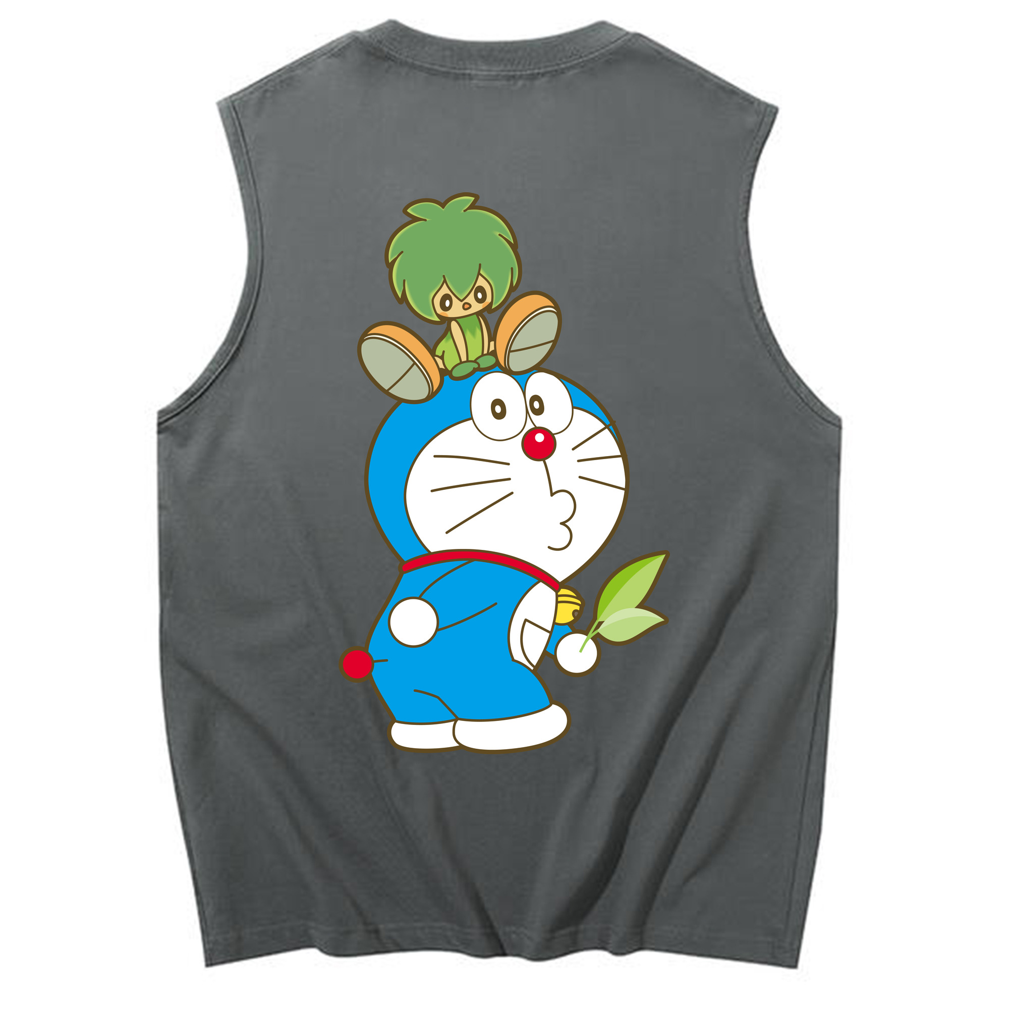 （画像用） ドラえもん Doraemon コットン100％タンクトップ（背面プリント）